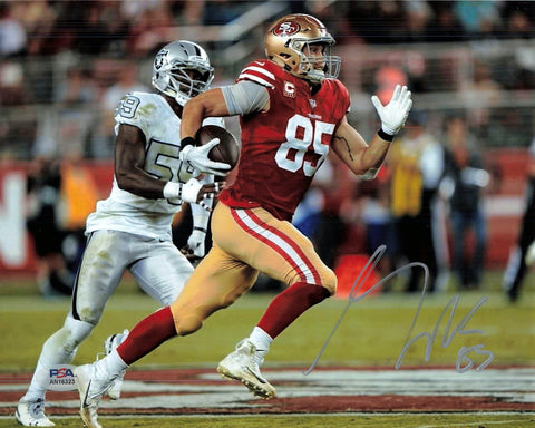 GEORGE KITTLE signed 8x10 photo PSA/DNA San Francisco 49ers Autographed