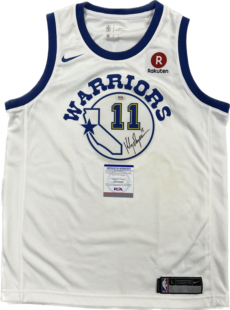 Klay Thompson signed jersey PSA DNA Golden State Warriors Autographed Golden State Memorabilia
