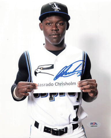 Jasrado "Jazz" Chisholm signed 8x10 photograph PSA/DNA Miami Marlins autographed