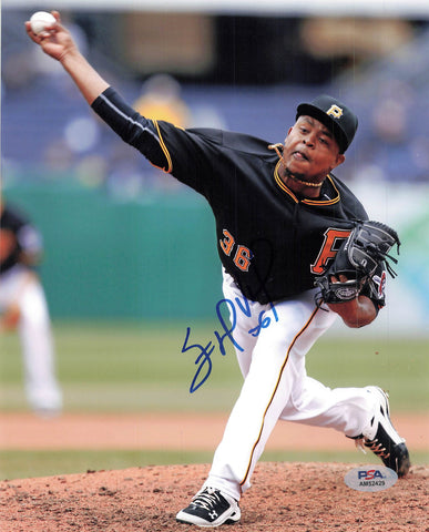 EDINSON VOLQUEZ signed 8x10 photo PSA/DNA Pittsburgh Pirates Autographed
