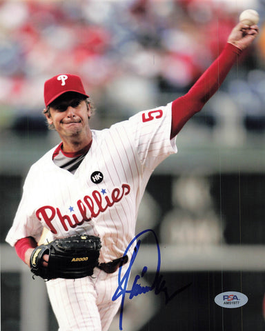 JAMIE MOYER signed 8x10 photo PSA/DNA Philadelphia Phillies Autographed