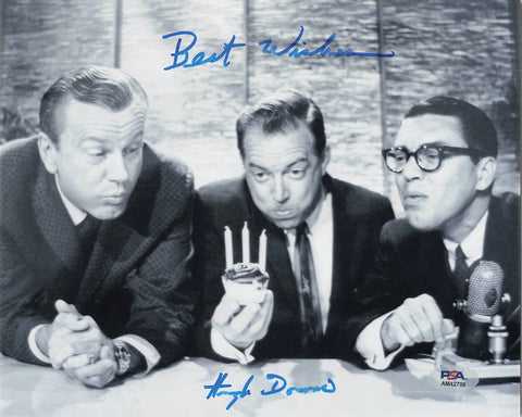 HUGH DOWNS signed 8x10 photo PSA/DNA Television Anchor Autographed