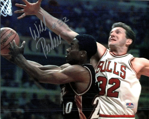 Will Perdue signed 8x10 photo PSA/DNA Chicago Bulls Autographed