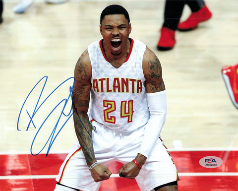 Kent Bazemore signed 8x10 photo PSA/DNA Atlanta Hawks Autographed