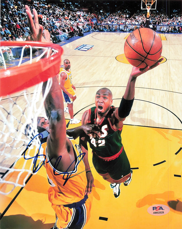 Vin Baker signed 8x10 photo PSA/DNA Seattle SuperSonics Autographed