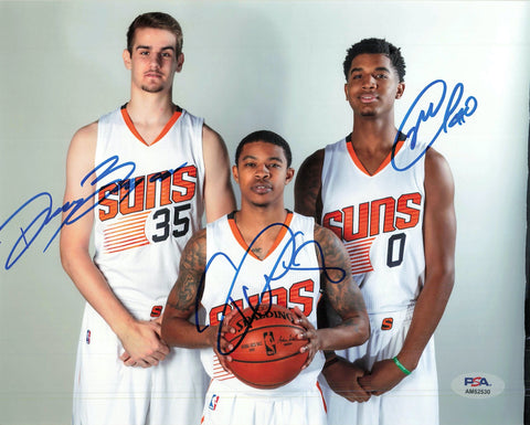 TYLER ULIS, DRAGAN BENDER, MARQUESE CHRISS signed 8x10 photo PSA/DNA Phoenix Suns Autographed