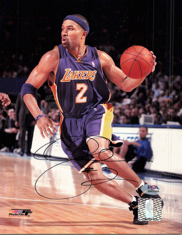 Derek Fisher signed 8x10 photo PSA/DNA Lakers Autographed