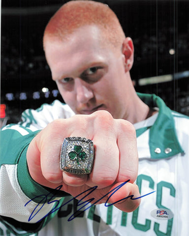 Brian Scalabrine signed 8x10 photo PSA/DNA Boston Celtics Autographed