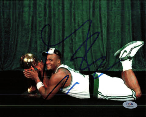 GLEN DAVIS signed 8x10 photo PSA/DNA Boston Celtics Autographed