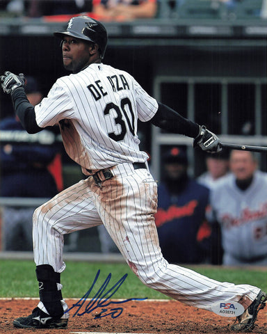 Alejandro De Aza signed 8x10 photo Chicago White Sox PSA/DNA Autographed