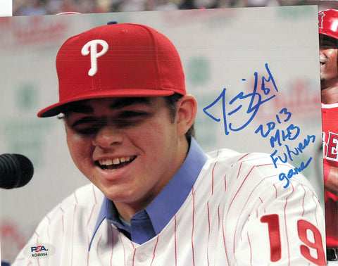 Jesse Biddle signed 8x10 photo PSA/DNA Philadelphia Phillies Autographed