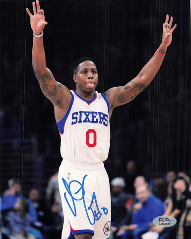 Isaiah Canaan Signed 8x10 photo PSA/DNA Autographed Basketball Philadelphia 76ers