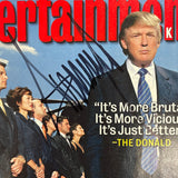Donald Trump Signed Entertainment Magazine BAS Beckett LOA Autographed
