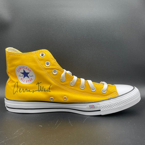 Jerry West signed Converse Chuck Taylor Left Shoe PSA/DNA Los Angeles Lakers