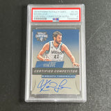 2014-15 Panini Totally Cetified #C-KL Kevin Love Signed Card PSA 8 Slabbed Timberwolves