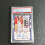 2020-21 Panini Contenders #20 Aleksej Pokusevski Signed Card PSA 8 Slabbed RC Thunder