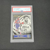 2020 Panini Illusions Hoops #53 Joel Embiid signed card PSA/DNA Philadelphia 76ers