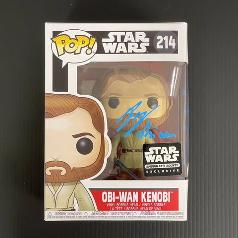 Ewan McGregor Signed Obi-Wan Kenobi Funko Pop #214 PSA/DNA Star Wars quote