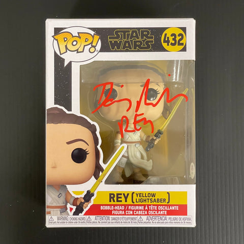 Daisy Ridley Signed Rey Funko Pop #432 PSA/DNA Star Wars