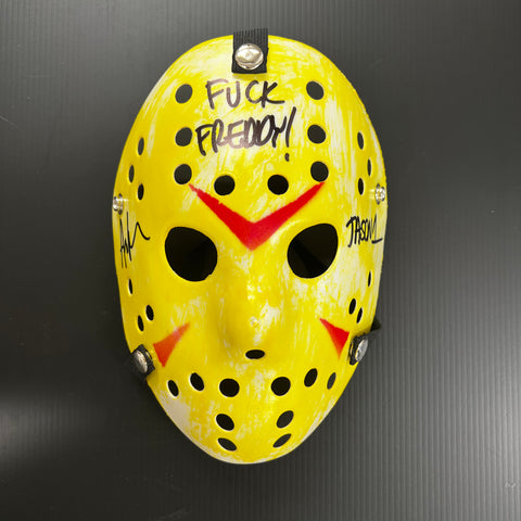 Ari Lehman Signed Mask Inscribed Tristar Friday the 13th Autographed Jason