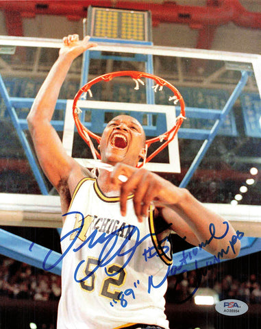 TERRY MILLS signed 8x10 photo PSA/DNA Michigan Wolverines Autographed