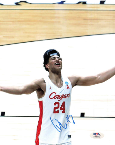 QUENTIN GRIMES signed 8x10 photo PSA/DNA Houston Cougars Autographed