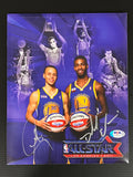 Stephen Curry Dorell Wright Signed 8x10 Photo PSA Autographed Warriors