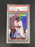 2023 Bowman Chrome #BDC-24 Hao Yu Lee Signed Card PSA/DNA Authenticated Slabbed AUTO Tigers