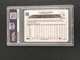 2022 Topps Series Two #497 Aaron Hicks Signed Card PSA/DNA Slabbed AUTO Yankees