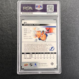 2019-20 Upper Deck SP Hockey #21 Brayden Point Signed Card AUTO PSA/DNA slabbed Lightning