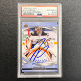 2023-24 Upper Deck MVP Hockey #10 John Gibson Signed Card AUTO PSA/DNA slabbed Ducks