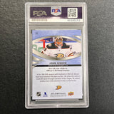 2023-24 Upper Deck MVP Hockey #10 John Gibson Signed Card AUTO PSA/DNA slabbed Ducks