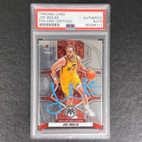 2021-22 Panini Mosaic #136 Joe Ingles Signed Card AUTO PSA Slabbed Trail Blazers