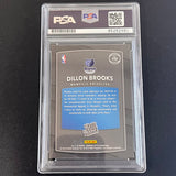 2017-18 Optic Donruss Rated Rookie #152 Dillon Brooks Signed Card AUTO PSA Slabbed Grizzlies