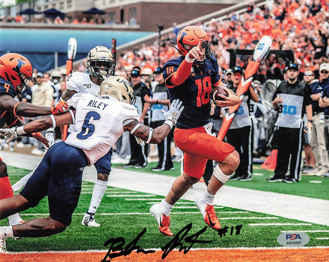 BRANDON PETERS signed 8x10 photo PSA/DNA Illinois Autographed
