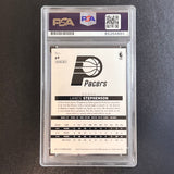 2013-14 NBA Hoops #69 Lance Stephenson Signed Card AUTO PSA/DNA Slabbed Pacers