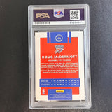 2017-18 Donruss #105 Doug McDermott Signed Card AUTO PSA Slabbed Thunder