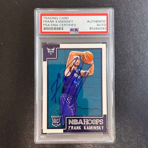 2015-16 Hoops #281 Frank Kaminsky Signed Card AUTO PSA Slabbed RC Rookie