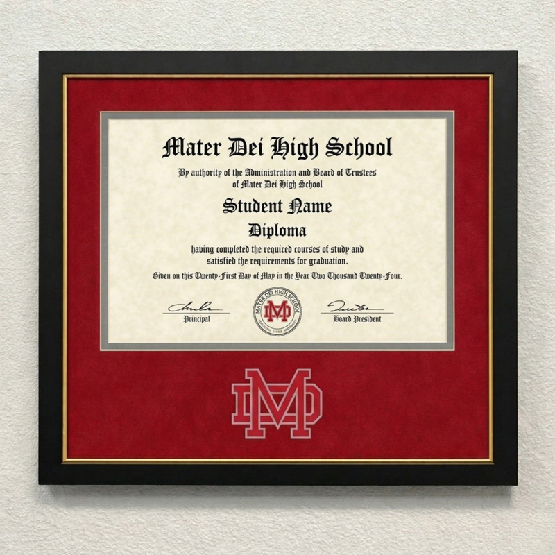Professional Diploma Framing for College & High School Graduates