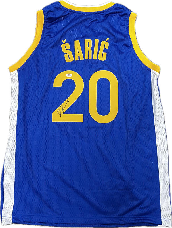 Dario Saric signed jersey PSA/DNA Golden State Warriors Autographed