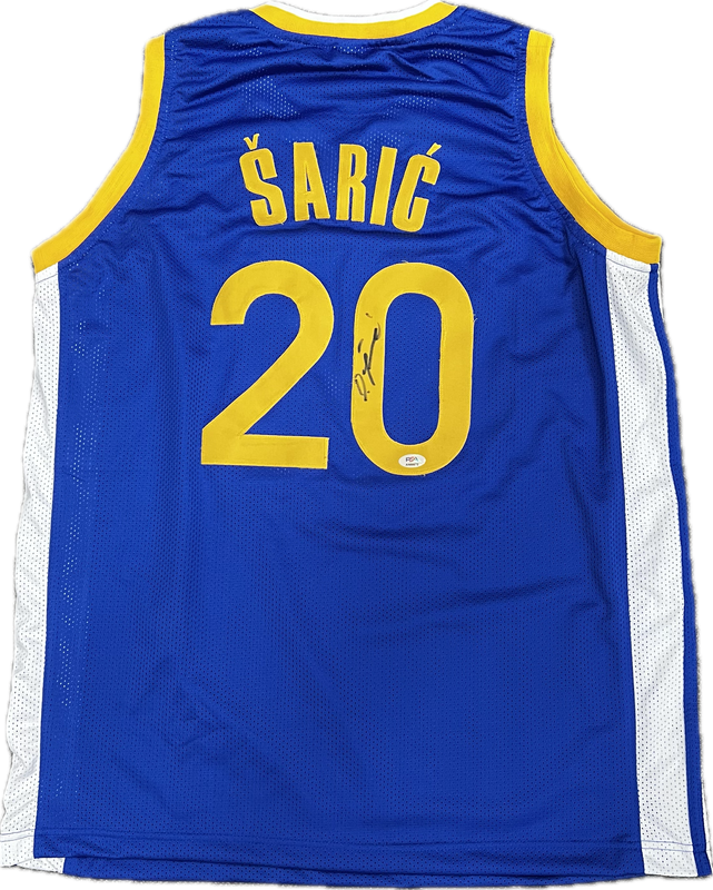 Dario Saric signed jersey PSA/DNA Golden State Warriors Autographed