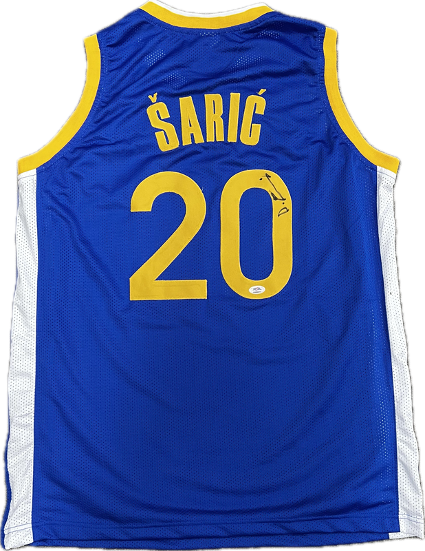 Dario Saric signed jersey PSA/DNA Golden State Warriors Autographed