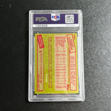 1985 Topps #181 Roger Clemens Signed Card PSA 8 NM-MT AUTO 10 Red Sox