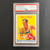 2008 Topps #180 JERRY WEST Signed Card Auto 10 PSA Slabbed Lakers