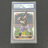 2023 Topps Chrome #BDC-197 Garret Forrester Signed Card AUTO PSA Slabbed Pirates