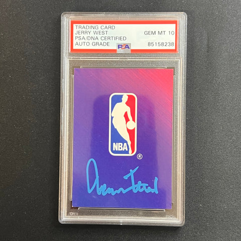 1995 Skybox Answer Card #420 Jerry West signed Trading Card PSA/DNA Slabbed Lakers Autographed