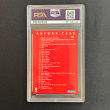 1995 Skybox Answer Card #420 Jerry West signed Trading Card PSA/DNA AUTO 10 Slabbed Lakers Autographed