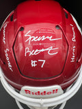 Spencer Rattler Signed Full Size Riddell Helmet PSA/DNA Oklahoma Sooners Autographed