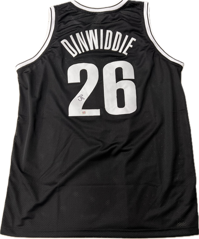 Spencer Dinwiddie signed jersey PSA/DNA Brooklyn Nets Autographed