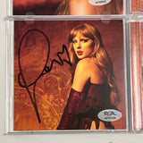 Taylor Swift Signed CD Cover Bundle Framed PSA/DNA The Life of a Showgirl